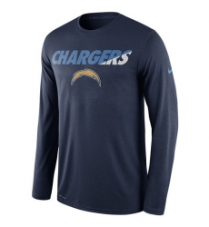 NFL Men's Los Angeles Chargers Nike Navy Legend Staff Practice Long Sleeve Performance T-Shirt