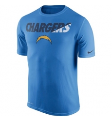 NFL Men's Los Angeles Chargers Nike Powder Blue Legend Staff Practice Performance T-Shirt