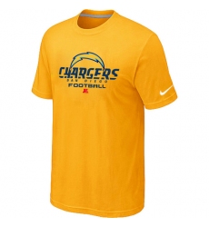 Nike Los Angeles Chargers Critical Victory NFL T-Shirt - Yellow