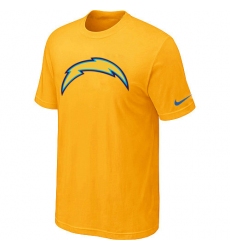 Nike Los Angeles Chargers Sideline Legend Authentic Logo Dri-FIT NFL T-Shirt - Yellow