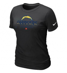 Nike Los Angeles Chargers Women's Critical Victory NFL T-Shirt - Black