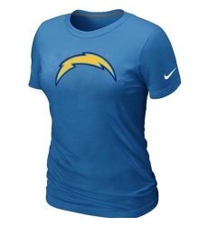 Nike Los Angeles Chargers Women's Legend Logo Dri-FIT NFL T-Shirt - Light Blue