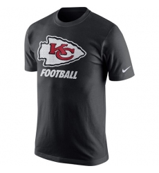 NFL Kansas City Chiefs Nike Facility T-Shirt - Anthracite