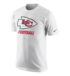 NFL Kansas City Chiefs Nike Facility T-Shirt - White