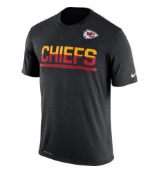 NFL Men's Kansas City Chiefs Nike Black Team Practice Legend Performance T-Shirt