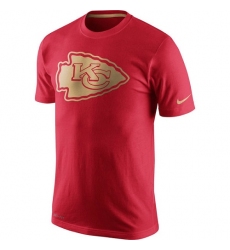 NFL Men's Kansas City Chiefs Nike Red Championship Drive Gold Collection Performance T-Shirt