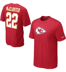 Nike Kansas City Chiefs #22 Dexter McCluster Name & Number NFL T-Shirt - Red