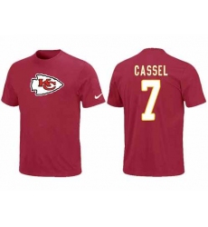 Nike Kansas City Chiefs #7 Matt Cassel Name & Number NFL T-Shirt - Red