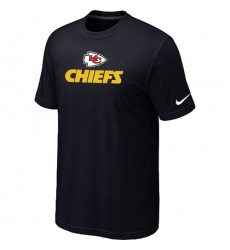 Nike Kansas City Chiefs Authentic Logo NFL T-Shirt - Black