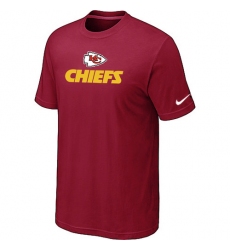 Nike Kansas City Chiefs Authentic Logo NFL T-Shirt - Red