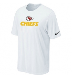 Nike Kansas City Chiefs Authentic Logo NFL T-Shirt - White