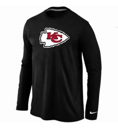 Nike Kansas City Chiefs Team Logo Long Sleeve NFL T-Shirt - Black