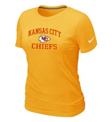 Nike Kansas City Chiefs Women's Heart & Soul NFL T-Shirt - Yellow