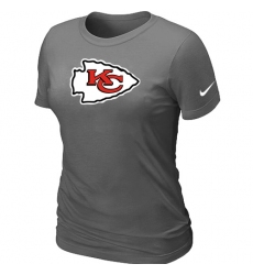 Nike Kansas City Chiefs Women's Legend Logo Dri-FIT NFL T-Shirt - Dark Grey