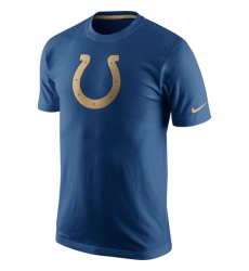 NFL Men's Indianapolis Colts Nike Royal Championship Drive Gold Collection Performance T-Shirt