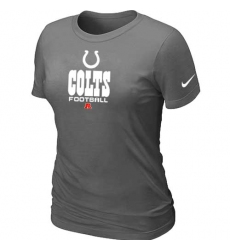 Nike Indianapolis Colts Women's Critical Victory NFL T-Shirt - Dark Grey