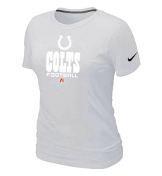 Nike Indianapolis Colts Women's Critical Victory NFL T-Shirt - White