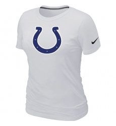 Nike Indianapolis Colts Women's Legend Logo Dri-FIT NFL T-Shirt - White