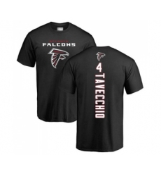 Football Atlanta Falcons #4 Giorgio Tavecchio Black Backer T-Shirt