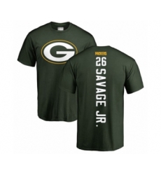 Football Green Bay Packers #26 Darnell Savage Jr. Green Backer T-Shirt