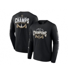 Men's Vegas Golden Knights Black 2023 Stanley Cup Champions Banner Long Sleeve T-Shirt