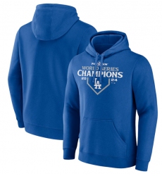 Men's Los Angeles Dodgers Royal 2024 World Series Champions Pullover Hoodie