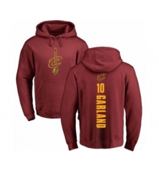 Basketball Cleveland Cavaliers #10 Darius Garland Maroon Backer Pullover Hoodie
