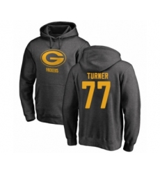 Football Green Bay Packers #77 Billy Turner Ash One Color Pullover Hoodie