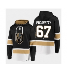 Men's Vegas Golden Knights #67 Max Pacioretty Black All Stitched Sweatshirt Hoodie