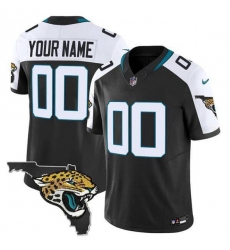 Men's Jacksonville Jaguars Active Player Custom Black Alternate 2025 F.U.S.E. Florida Patch Vapor Untouchable Limited Football Stitched Jersey