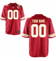 Men's Kansas City Chiefs Nike Red Custom Game Jersey