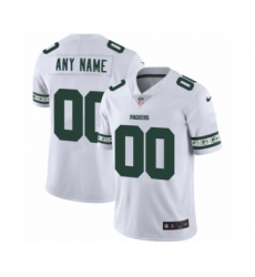Men's Green Bay Packers Customized White Team Logo Cool Edition Jersey