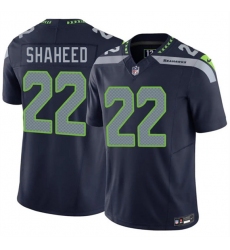 Men's Seattle Seahawks #22 Rashid Shaheed Navy 2025 F.U.S.E. Vapor Untouchable Limited Football Stitched Jersey
