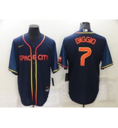 Men's Toddler Houston Astros #7 Craig Biggio Nike Navy 2022 City Connect Player Jersey