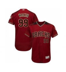 Men's Arizona Diamondbacks #99 Taijuan Walker Red Alternate Authentic Collection Flex Base Baseball Jersey
