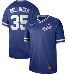 Men's Nike Los Angeles Dodgers #35 Cody Bellinger Royal Authentic Cooperstown Collection Stitched Baseball Jersey