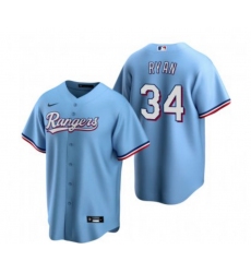 Men's Texas Rangers #34 Nolan Ryan Blue Cooperstown Collection Cool Base Stitched Nike Jersey Men's Texas Rangers #34 Nolan Ryan Blue Cooperstown Collection Cool Base Stitched Nike Jersey