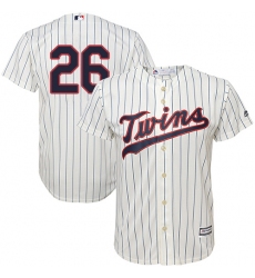 Men's Majestic Minnesota Twins #26 Max Kepler Replica Cream Alternate Cool Base MLB Jersey