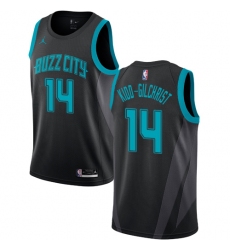 Youth Nike Jordan Charlotte Hornets #14 Michael Kidd-Gilchrist Swingman Black NBA Jersey - 2018 19 City Edition