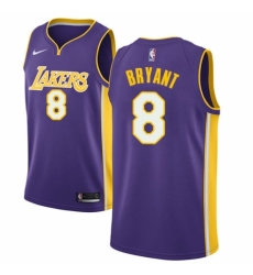Women's Nike Los Angeles Lakers #8 Kobe Bryant Authentic Purple NBA Jersey - Icon Edition