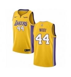 Youth Los Angeles Lakers #44 Jerry West Swingman Gold Home Basketball Jersey - Icon Edition