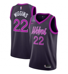 Youth Nike Minnesota Timberwolves #22 Andrew Wiggins Swingman Purple NBA Jersey - City Edition