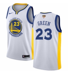 Youth Nike Golden State Warriors #23 Draymond Green Swingman White Home 2018 NBA Finals Bound NBA Jersey - Association Edition
