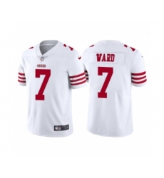 Men's San Francisco 49ers #7 Charvarius Ward White Vapor Untouchable Limited Stitched Jersey