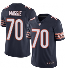 Youth Nike Chicago Bears #70 Bobby Massie Navy Blue Team Color Vapor Untouchable Limited Player NFL Jersey