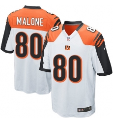 Men's Nike Cincinnati Bengals #80 Josh Malone Game White NFL Jersey
