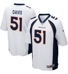 Men's Nike Denver Broncos #51 Todd Davis Game White NFL Jersey