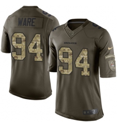 Youth Nike Denver Broncos #94 DeMarcus Ware Elite Green Salute to Service NFL Jersey