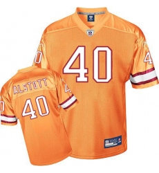 Reebok Tampa Bay Buccaneers #40 Mike Alstott Yellow Replica Throwback NFL Jersey