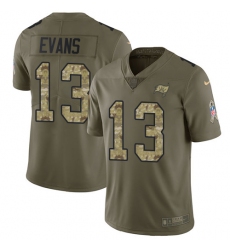 Youth Nike Tampa Bay Buccaneers #13 Mike Evans Limited Olive/Camo 2017 Salute to Service NFL Jersey Youth Nike Tampa Bay Buccaneers #13 Mike Evans Limited Olive/Camo 2017 Salute to Service NFL Jersey